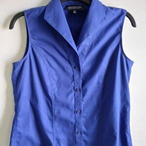 Jones New York Collection Sleeveless blue Top, 8p